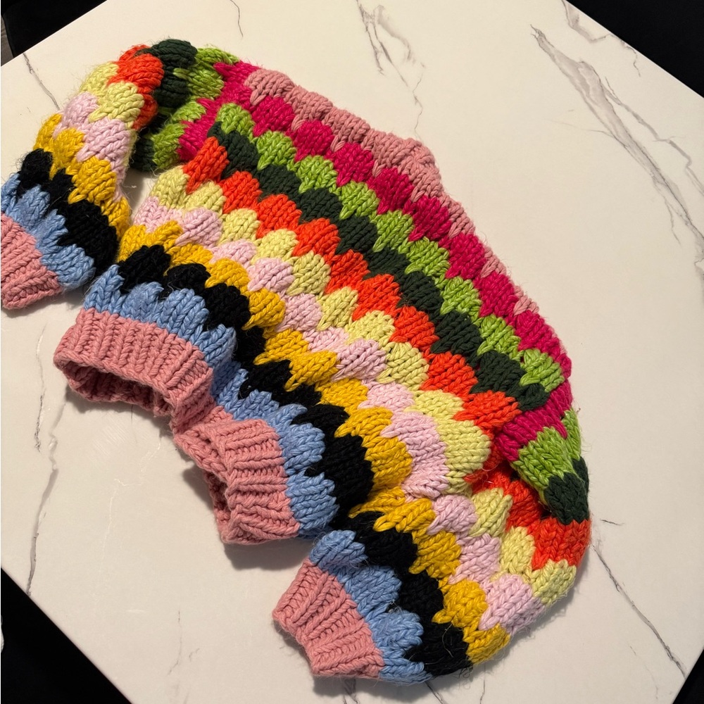 Fashion Nova Multicolor Off-the-Shoulder Sweater